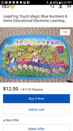 Touch Magic leap frog con musica !¡ 7 dlls !¡
