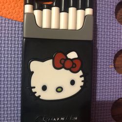 Hello Kitty Cigarette Box Silicone Phone Case 