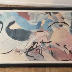 Best Offer Peter Kitchell – “Boomerang Arrows” (1989) Signed Large Abstract Art