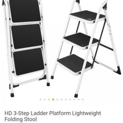 3 Step Steel  Ladder 