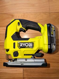 Ryobi 1+hp  jigsaw with battery