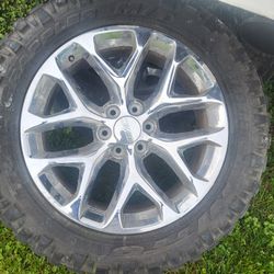 22" Chrome Snowflake CHEVROLET GMC
