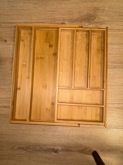 Utensil Holder - Heavy Bamboo