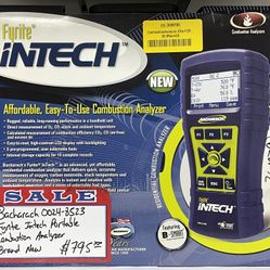 Bacharach 0024-8523 Fyrite Intech Portable Combustion Analyzer Brand New 