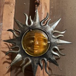 Handmade Sun Glass Metal Wind Chime