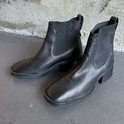 Asra London Leather Manth Boots (Size 7)