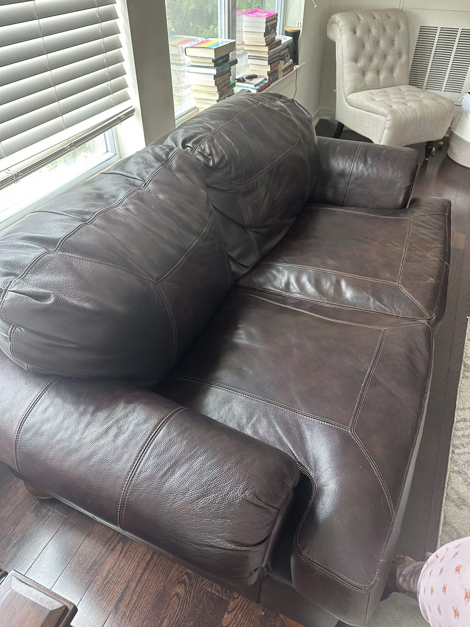 Leather Couch Set