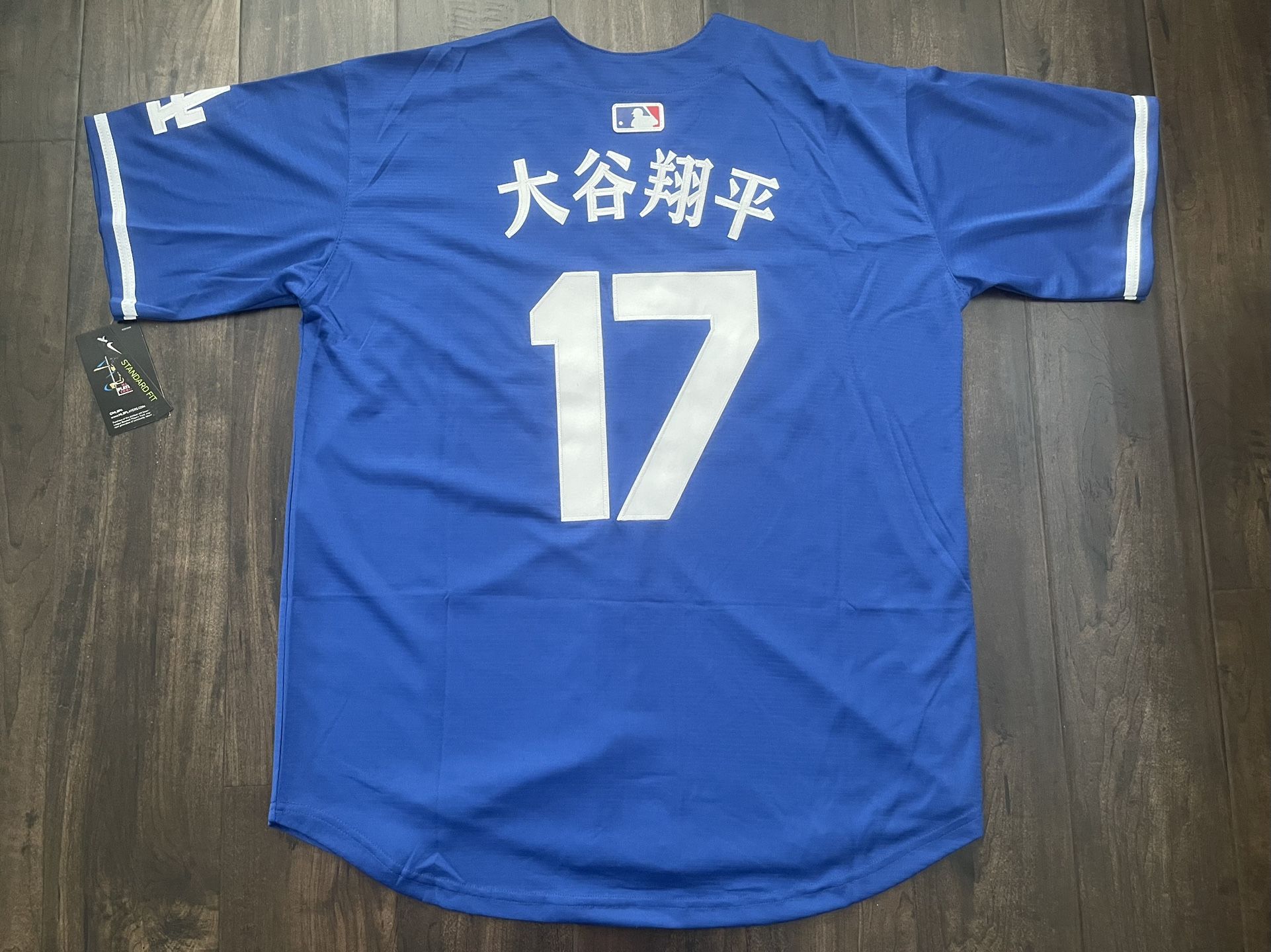 NEW MLB LA Dodgers Jersey // Ohtani #17 Japanese & English/ Freeman #5 / Mookie Betts #50 / Hernández #8// STITCHED