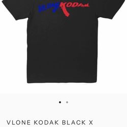 Vlone kodak black shirt size large