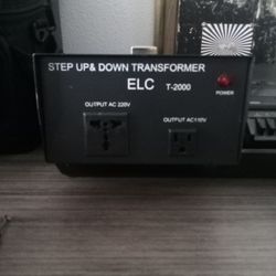 Step Up And Down Transformer ELC T-2000 LIKE NEW