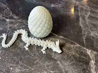 24 Inch Giant Dragon Egg, 3D Printed Large Dragon Inside Crystal Egg Giant 24 Inch Size, 3D Printed, Dragon Inside, Crystal Egg Design, Large Display