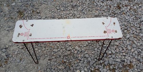 40's Ingram -Richardson Porceliron Enamel Table 