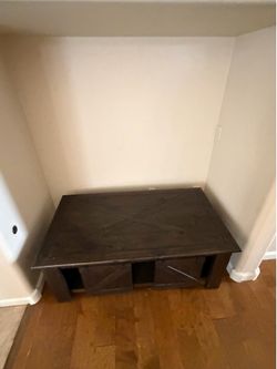 Magnussen - Garrett Rectangular Lift-Top Cocktail Table with Casters