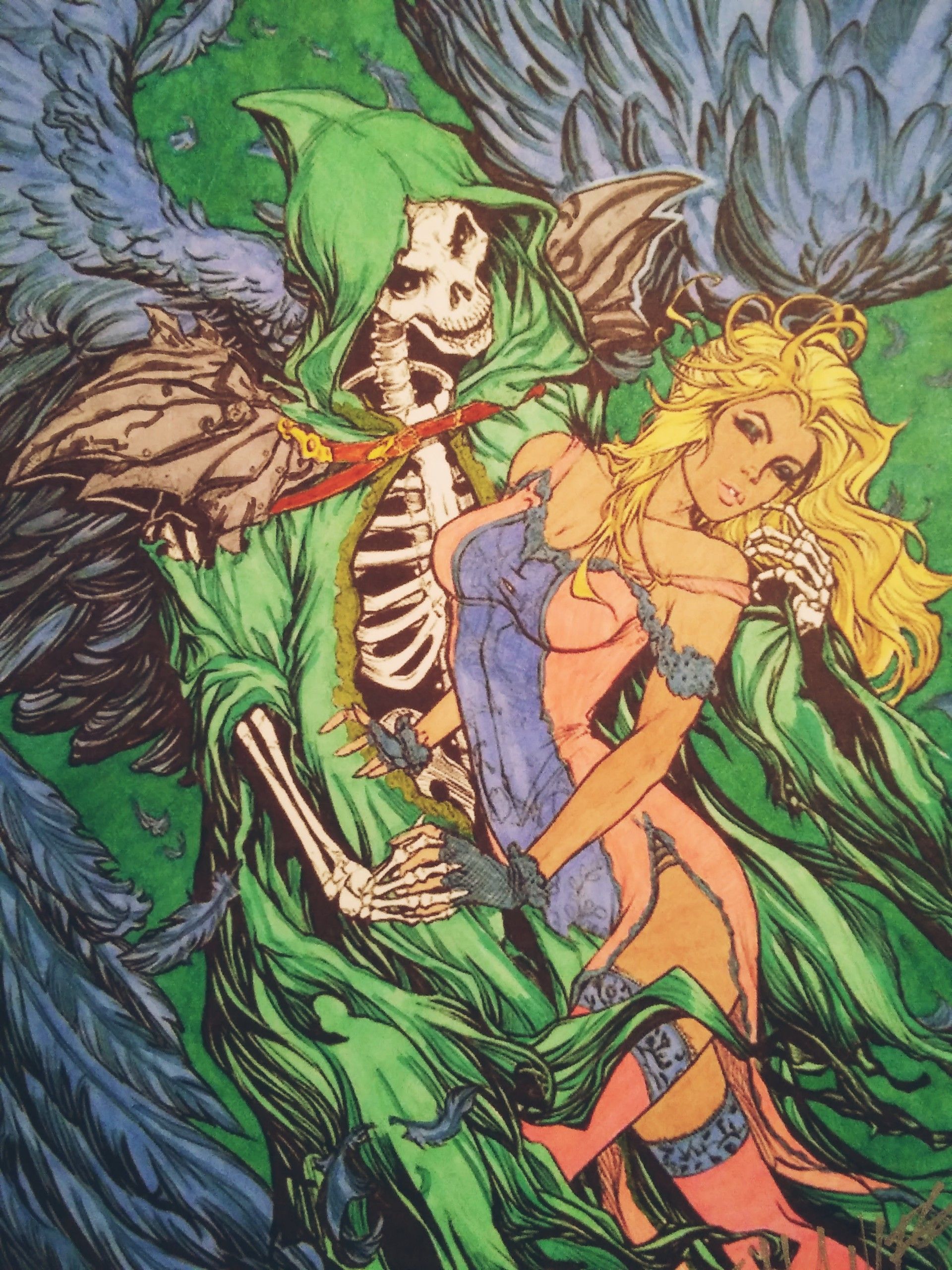 Date With Death Art Print