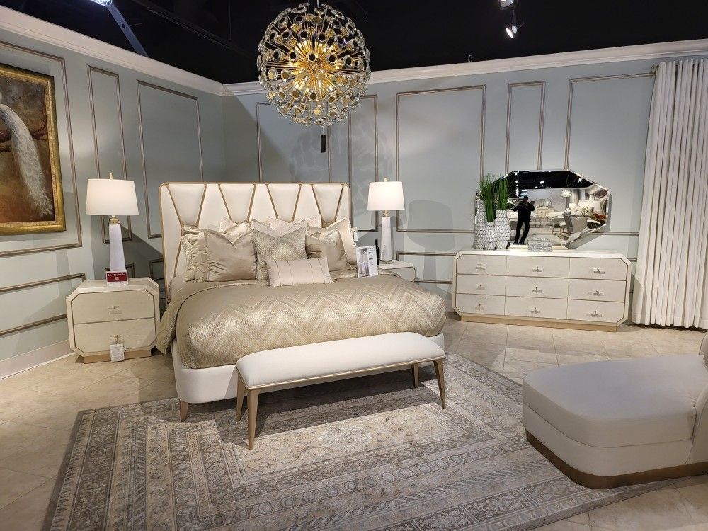 Glamorous UPHOLSTERED QUEEN BED FINANCING AVAILABLE