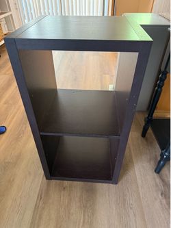 Brown Cube Shelf