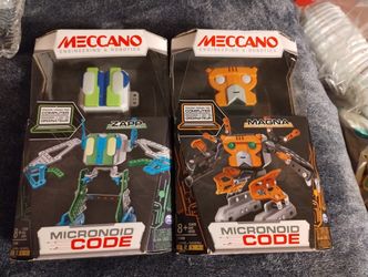 2 Robots Brand New Meccano Micronoid