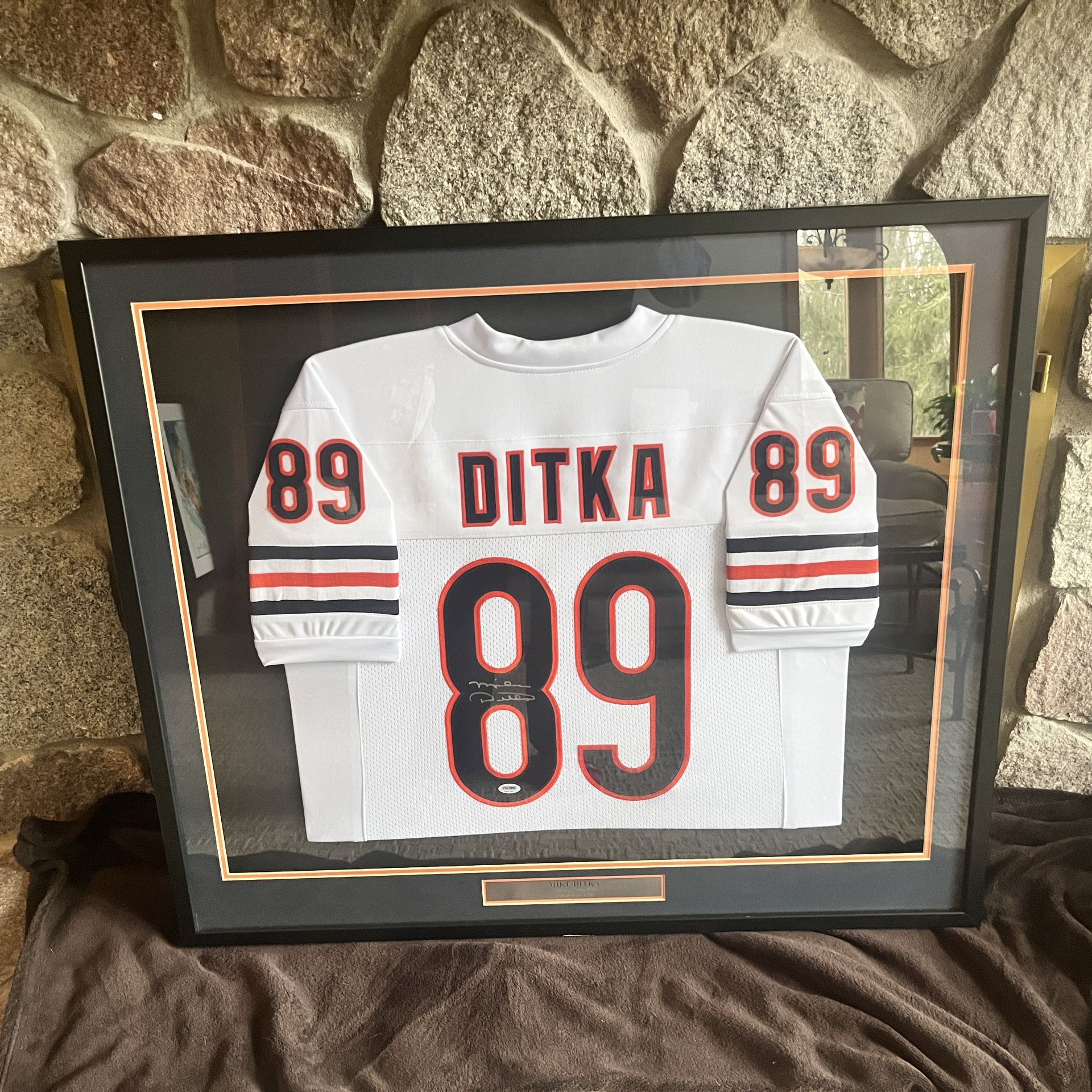 Mike Ditka Autographed Jersey In Excellent Condition
