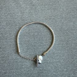 Pandora Moments Heart T-Bar Snake Chain Bracelet 