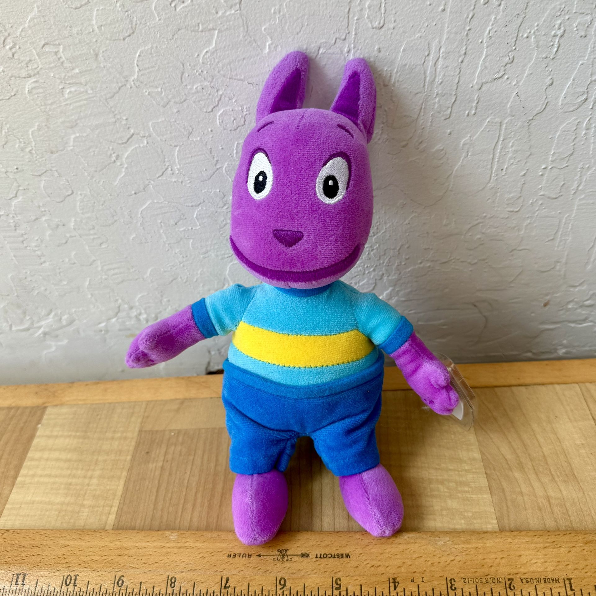 2006 TY Beanie Babies Backyardigans Kids Show, Austin Kangaroo Plush Stuffed Toy