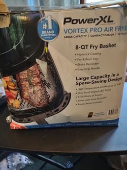PowerXL, Kitchen, Brand New Powerxl Vortex Pro Air Fryer 8qt Black