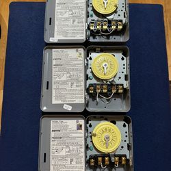 Intermatic T104 24 Hour Mechanical Time Switch in Metal Case 277VAC 40A DPST…$125 Each