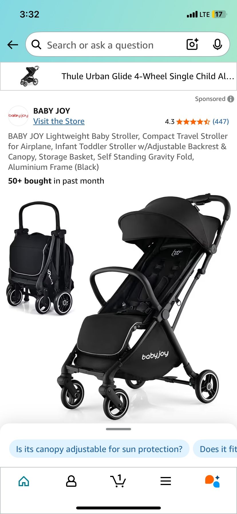 Baby Joy Stroller NEW