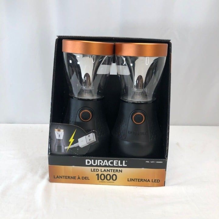 Duracell 1000 Lumen Lantern 2 pack