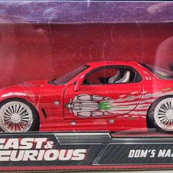 Jada 1:32 Doms Mazda RX-7 Fast & Furious