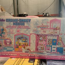 Doll Playset Interactive Activity Kit Light Up Doll House with Accessories Birthday Gifts Christmas Gifts For Girls BarbieToy