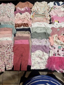 Baby girl 6m clothes lot - 42 pieces