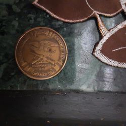 Bronze  National Riffle Association NRA Deer Eagle Medallion Coin