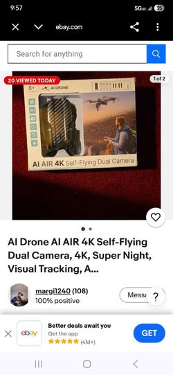 4K Self Flying Drone AI Smart Camera Drone Auto Follow