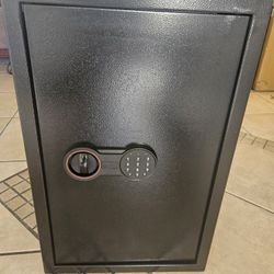 Home Safe Box, Safe with Fireproof Document Bag, Digital Combination and Keys
