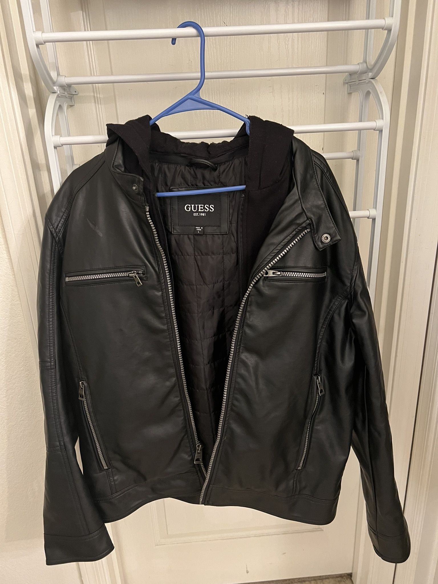 Men’s Guess Leather Jacket