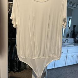 White Bodysuit Size L