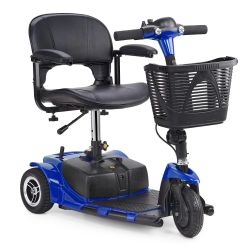 New-VEVOR 3 Wheel Folding Mobility Scooter for Adults & Seniors, Heavy-Duty Electric Powered Mobility Scooter & 12 Mile Long Range, Travel Wheelchair