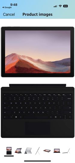 MICROSOFT SURFACE PRO LIMITED EDITION BLACK WITH KEYBOARD