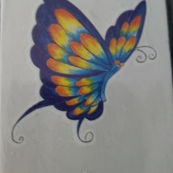 50 art Temporary Tattoos Butterflies