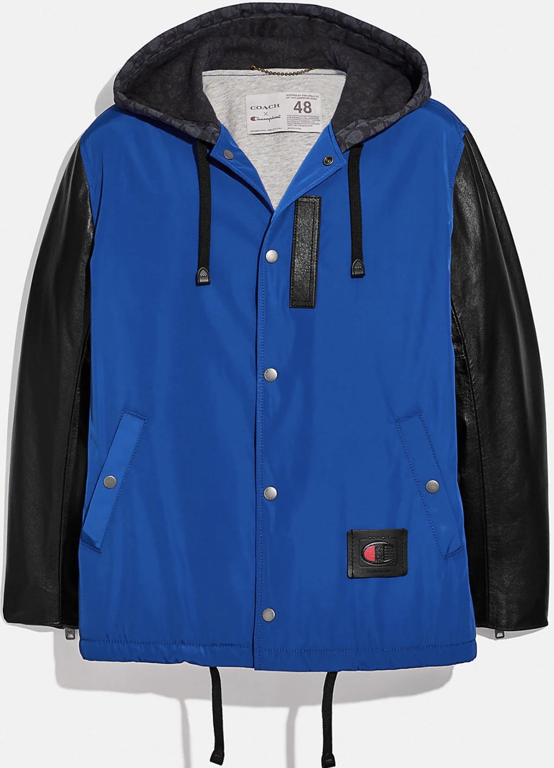 Coach X Champion Coaches Jacket Blue/Black Retail $795