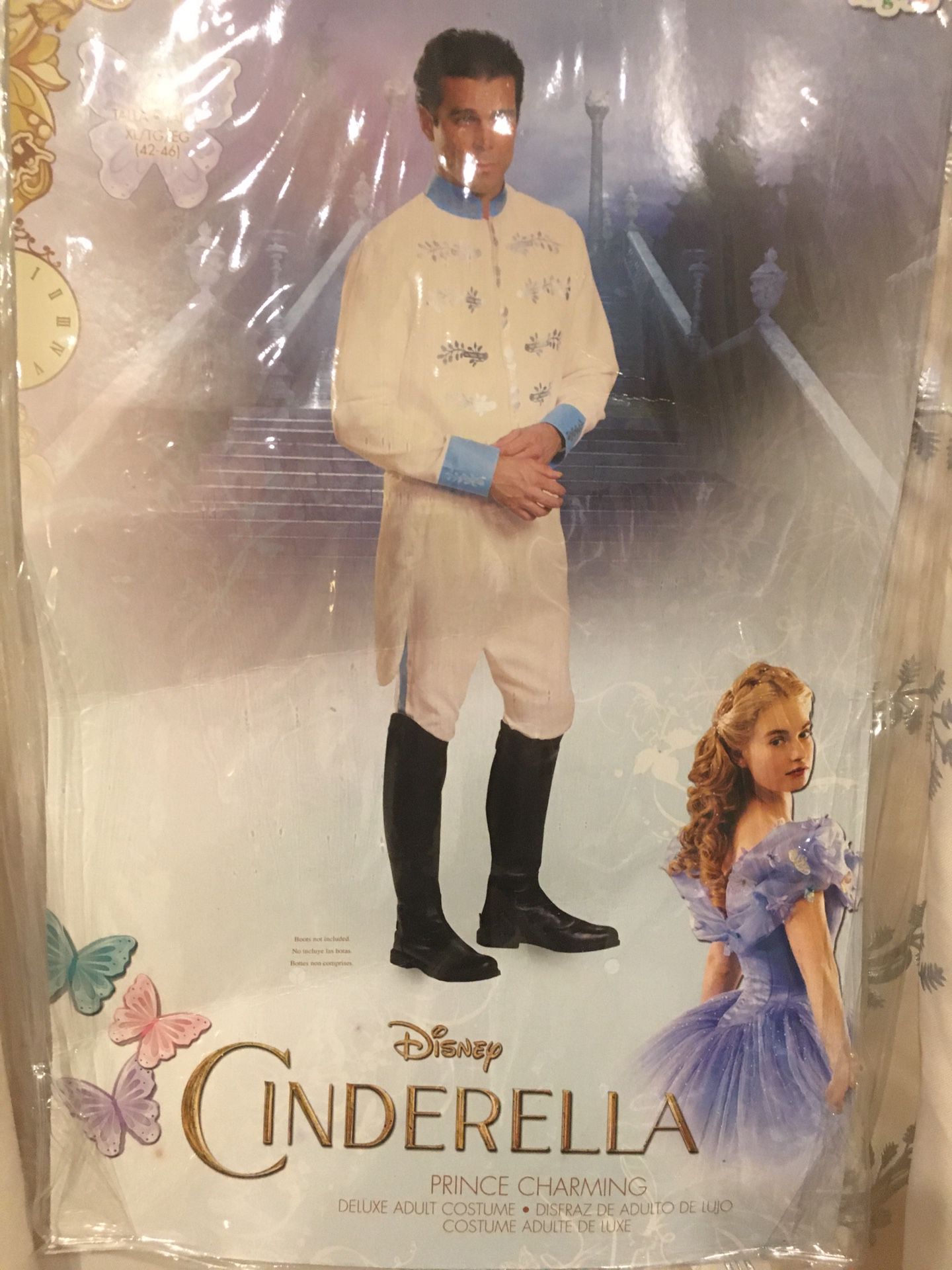 Men’s Prince Charming Costume Size XL For $30