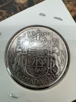 1943  Canada. Silver
