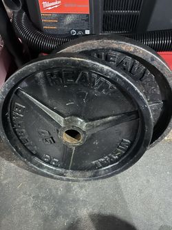 45lbs Plates Heavy Metal Barbell