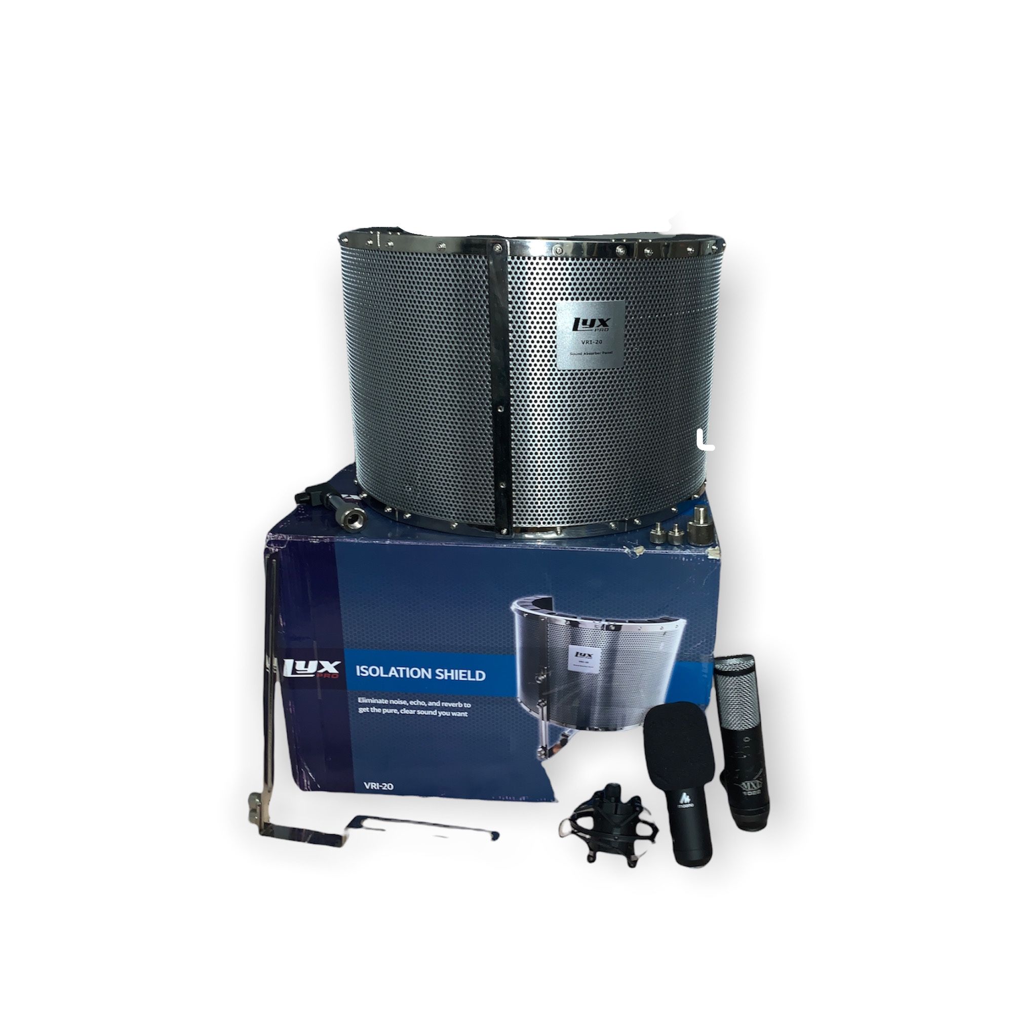 Isolation Shield And Two Mics