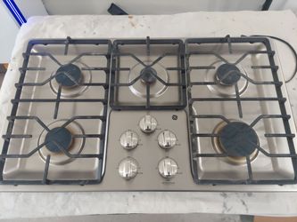 GE 36" Five Burner Cooktop