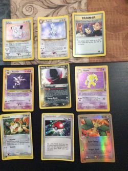 Pokemon holographic -9 cards