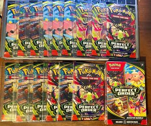 Pokemon - 'Perfect Order' Lot: (15) Booster Packs + (1) Booster Bundle - Sealed