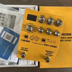 BOSS OD-200 Hybrid Drive – Like New, Amazing Versatility