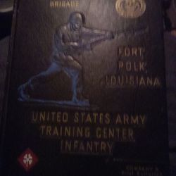 1965 Us Army Fort Polk Louisiana Training Yearbook $200