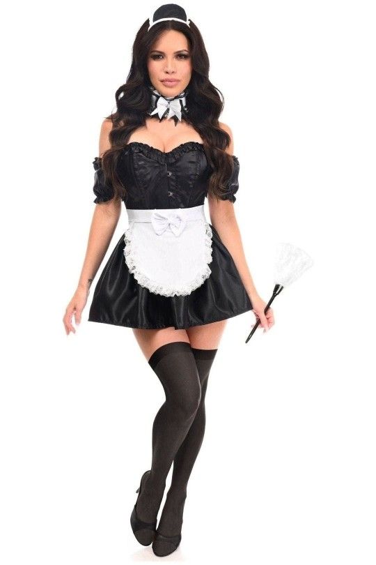 1/6X Brocade/Taffeta Maid Costume Dress Kit